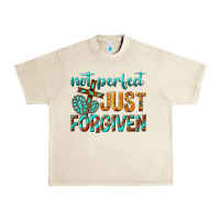 Sandshell not perfect just forgiven Urban Heavy Tee - texasbilliewilder