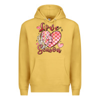 Antique Gold love season Premium Hoodie - MaliasSmallBusiness