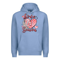 Colony Blue love season Premium Hoodie - MaliasSmallBusiness