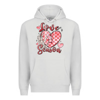 Dove Grey love season Premium Hoodie - MaliasSmallBusiness