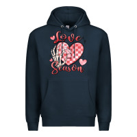 Navy love season Premium Hoodie - MaliasSmallBusiness