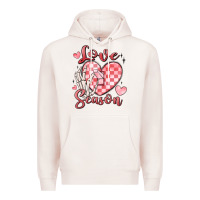 Pale Pink love season Premium Hoodie - MaliasSmallBusiness