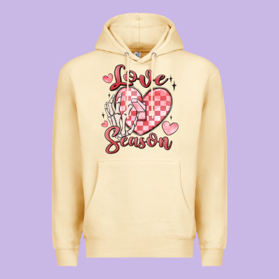 Love Season Premium Hoodie Designed By Maliassmallbusiness