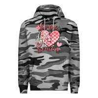 Slate Camo love season Premium Hoodie - MaliasSmallBusiness