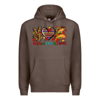 Coffee peace love tacos Premium Hoodie - AdoDesignShop