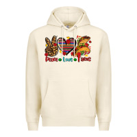 Tofu peace love tacos Premium Hoodie - AdoDesignShop