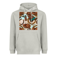 Moon Dust cowboy western seamless pattern Heavyweight Hoodie - BundleAndBundleShop