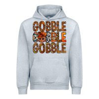 Heather Grey western gobble with turkey bbs Urban Hoodie - BundleAndBundleShop
