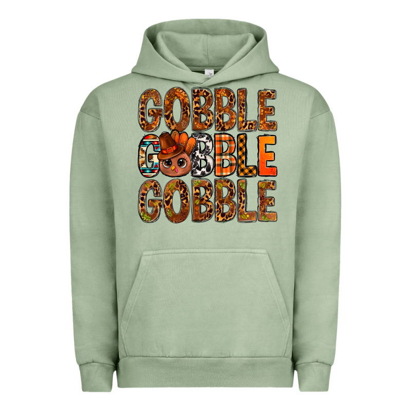 Western Gobble With Turkey Bbs Urban Hoodie by BundleAndBundleShop | Teevron