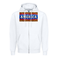 White america license plate Zipper Hoodie - HRA Design Shop