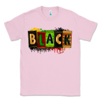 Bubblegum Pink Black juneteenth Classic Tee - Zillion Design Studio