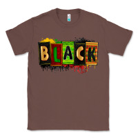 Chestnut Black juneteenth Classic Tee - Zillion Design Studio