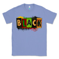 Colony Blue Black juneteenth Classic Tee - Zillion Design Studio