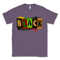 Lavender Black juneteenth Classic Tee - Zillion Design Studio