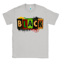 Moon Dust Black juneteenth Classic Tee - Zillion Design Studio