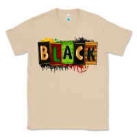 Mushroom Black juneteenth Classic Tee - Zillion Design Studio