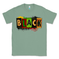 Sage Black juneteenth Classic Tee - Zillion Design Studio