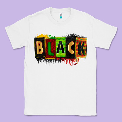 Black Juneteenth Classic Tee Designed By Zillion Design Studio