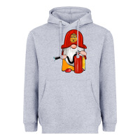 Heather Grey firefighter gnomes Heavyweight Hoodie - Artiststas