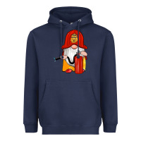 Navy firefighter gnomes Heavyweight Hoodie - Artiststas