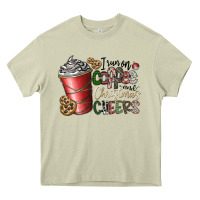 Mossy I Run On Coffee And Christmas Cheers Heavy Core Tee - CowhideDigitalArt