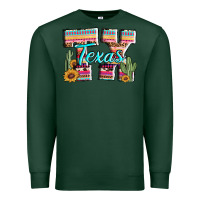 Sports Green texas tx aztec cactus leopard Premium Sweatshirt - AdoDesignShop