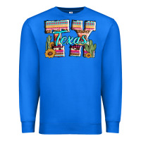 True Royal texas tx aztec cactus leopard Premium Sweatshirt - AdoDesignShop
