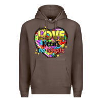 Coffee Love needs no words Premium Hoodie - NancyCooperArtShop
