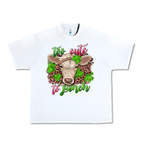 White Too cute to pinch charolais calf Urban Heavy Tee - RanaPortraitStore