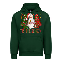 Forest Green tis' the season baseball christmas cakes bbs Urban Hoodie - BundleAndBundleShop