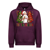 Mauve Wine tis' the season baseball christmas cakes bbs Urban Hoodie - BundleAndBundleShop