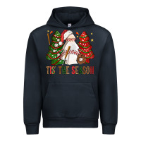Navy tis' the season baseball christmas cakes bbs Urban Hoodie - BundleAndBundleShop