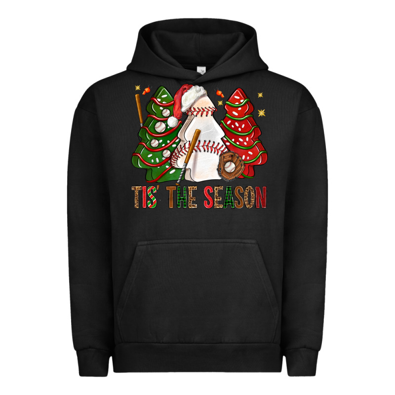 Tis' The Season Baseball Christmas Cakes Bbs Urban Hoodie by BundleAndBundleShop | Teevron