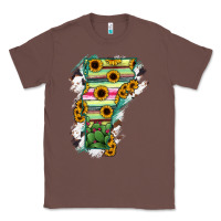 Chestnut Vermont State Map Classic Tee - RanaPortraitStore