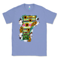 Colony Blue Vermont State Map Classic Tee - RanaPortraitStore