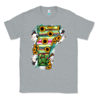 Heather Grey Vermont State Map Classic Tee - RanaPortraitStore