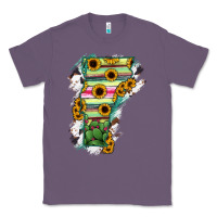Lavender Vermont State Map Classic Tee - RanaPortraitStore