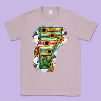 Vermont State Map Classic Tee Designed By Ranaportraitstore