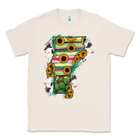 Natural Vermont State Map Classic Tee - RanaPortraitStore