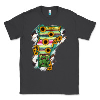 Smoke Vermont State Map Classic Tee - RanaPortraitStore