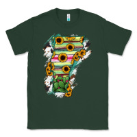Sports Green Vermont State Map Classic Tee - RanaPortraitStore