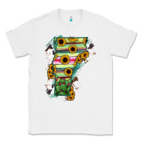 White Vermont State Map Classic Tee - RanaPortraitStore