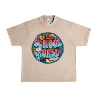 French Oak western groovy school nurse Urban Heavy Tee - BarkalooDesign