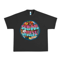 Pigment Black western groovy school nurse Urban Heavy Tee - BarkalooDesign
