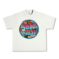 Western Groovy School Nurse Urban Heavy Tee | Teevron
