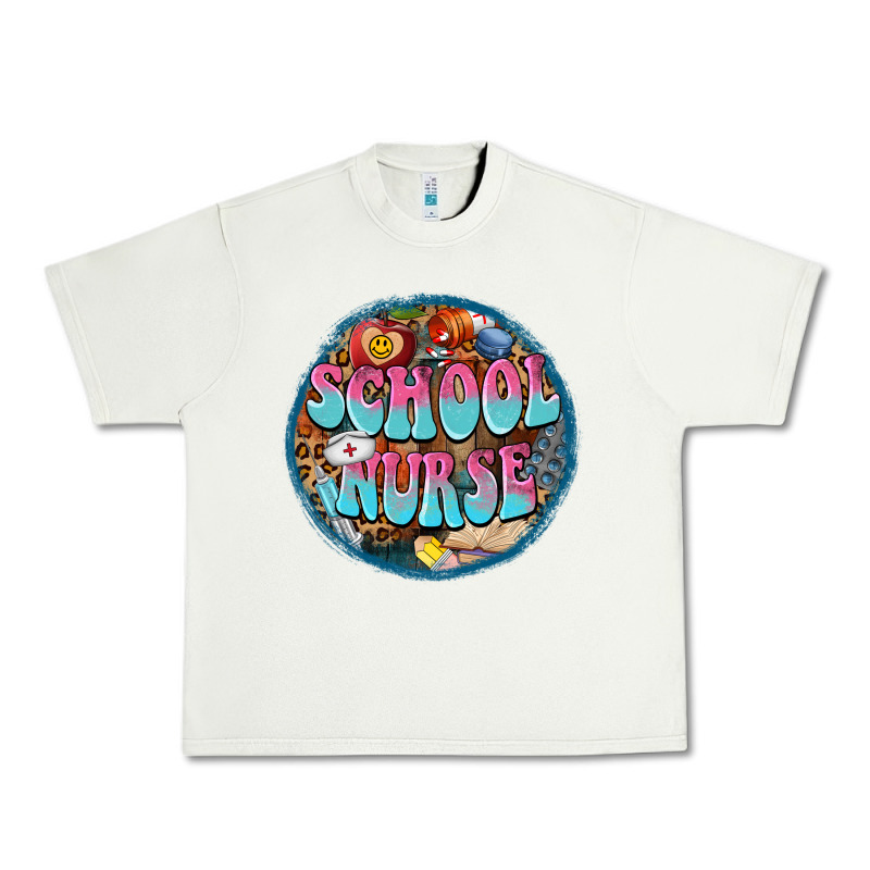 Western Groovy School Nurse Urban Heavy Tee by BarkalooDesign | Teevron