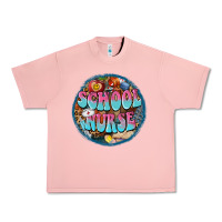 Salmon western groovy school nurse Urban Heavy Tee - BarkalooDesign