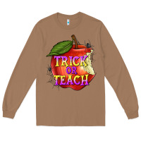 Toasted Coconut Trick or Teach Long Sleeve Tee - texasbilliewilder