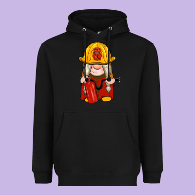 Firefighter Gnomes Heavyweight Hoodie Designed By Artiststas