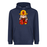 Navy firefighter gnomes Heavyweight Hoodie - Artiststas